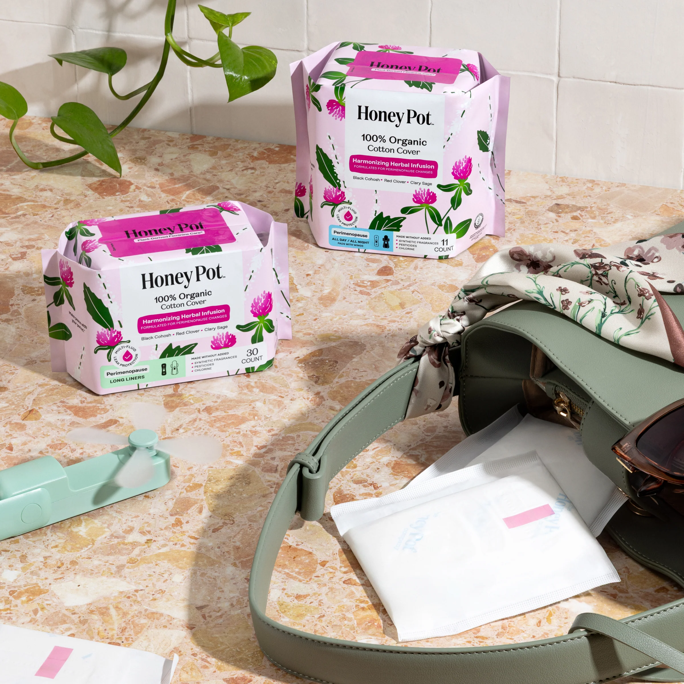 Peri-menopause Harmonizing Herbal Infusion All Day/All Night Pads - Image 7