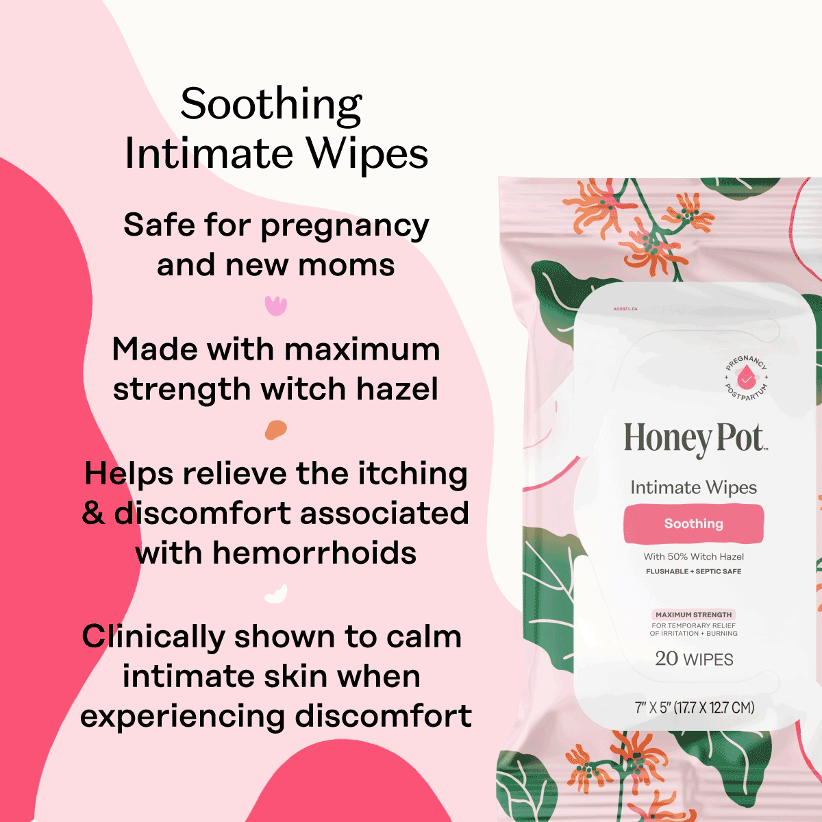 Soothing Witch Hazel Intimate Wipes - Image 6
