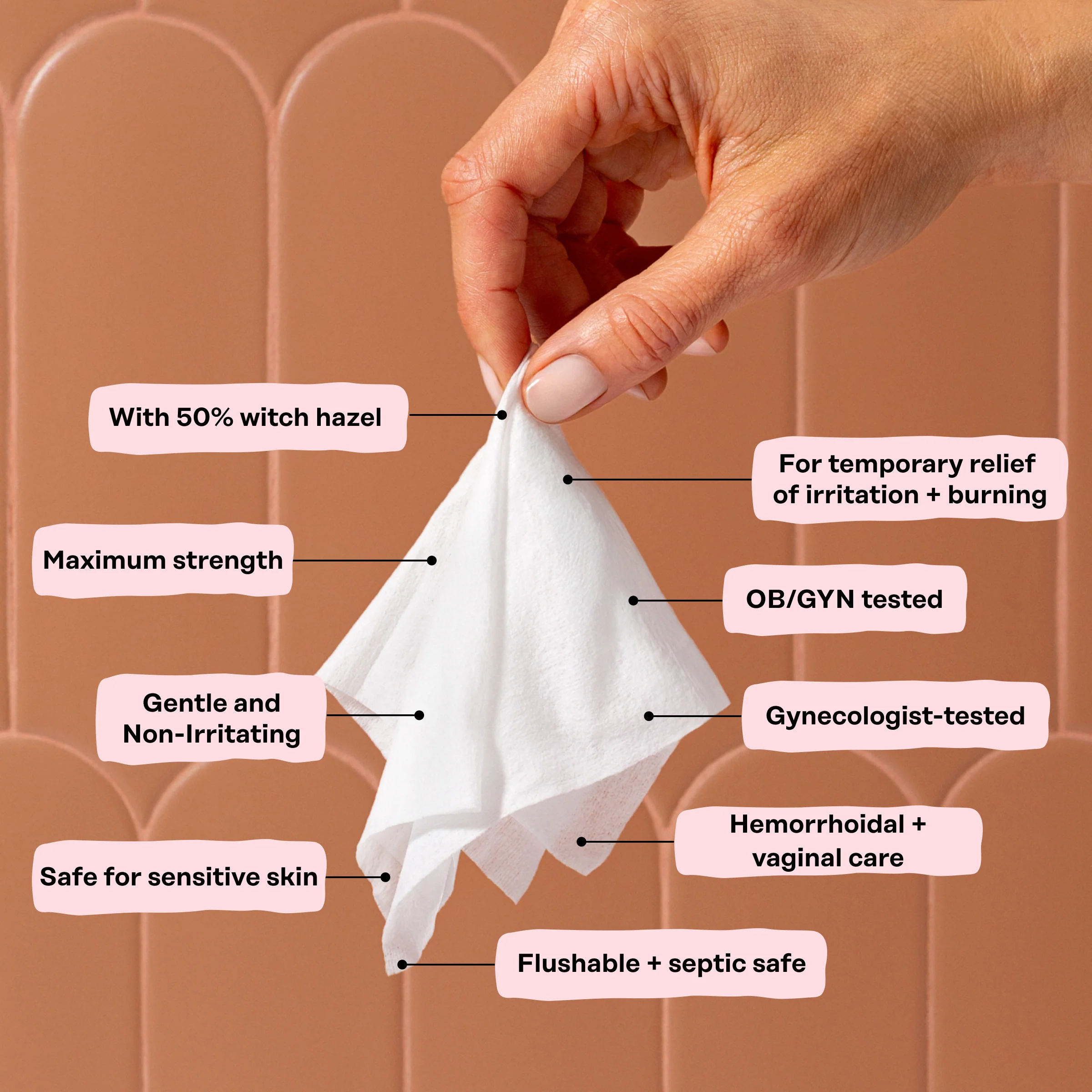 Soothing Witch Hazel Intimate Wipes - Image 8